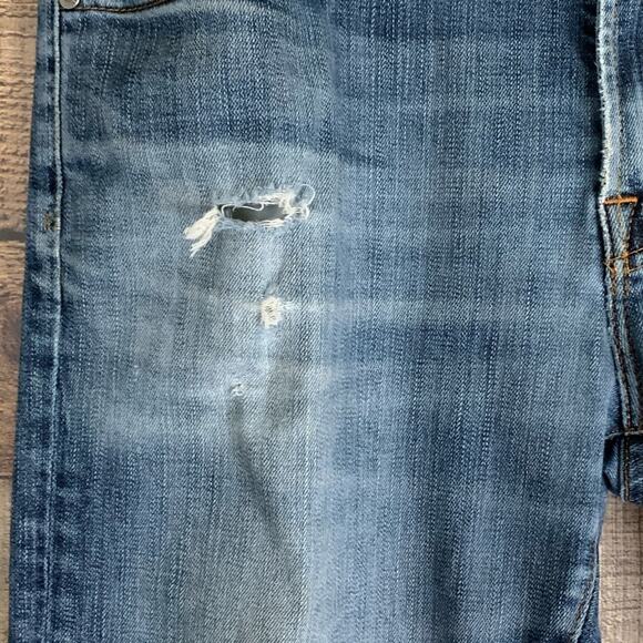 Adriano Goldschmied The Protege Jeans Distressed Straight Leg Blue Size 36 x 29 - Picture 4 of 10
